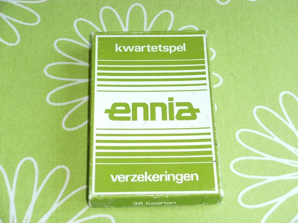 Ennia verzekeringen kwartet, Ophalen of Verzenden, Zo goed als nieuw, Kwartet(ten)