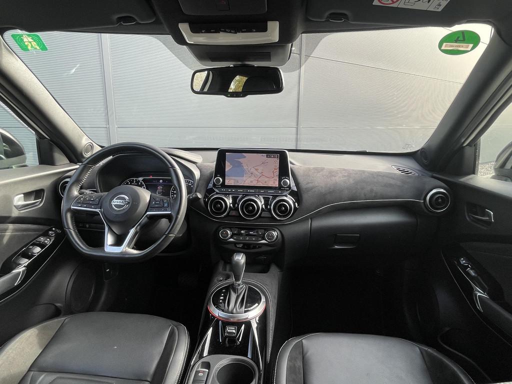 Nissan Juke 1.0 DIG-T N-Design | Automaat | Luxe uitvoering, Auto's, Nissan, Wit, Bedrijf, 3 cilinders, 638 kg