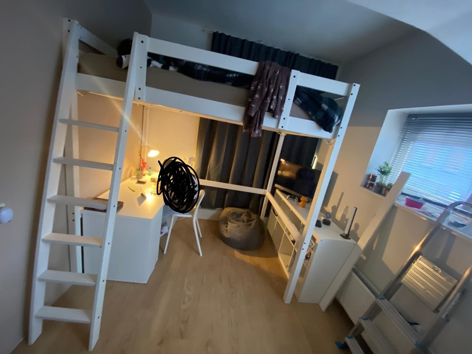Hoogslaper ikea stora, Ophalen, Gebruikt, Hoogslaper, 140 cm