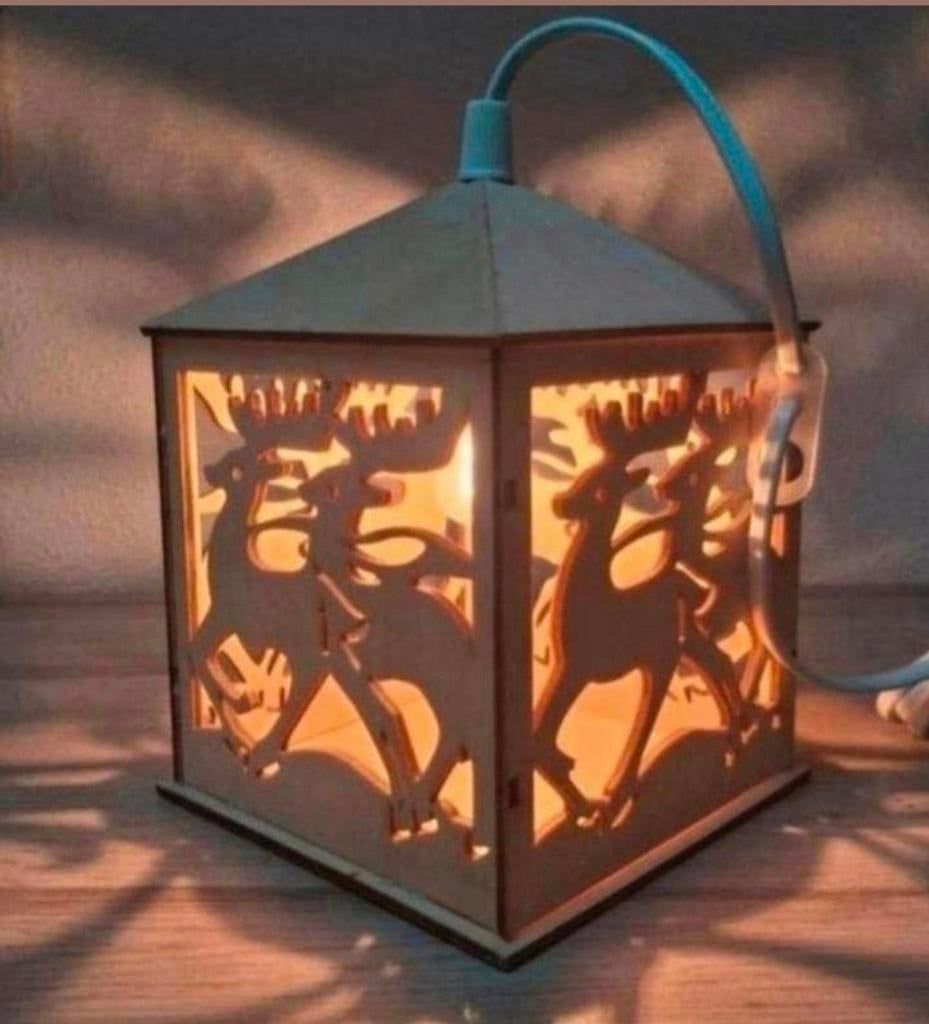 Houten kinder hanglamp., Huis en Inrichting, Lampen | Hanglampen, Ophalen of Verzenden, Zo goed als nieuw, Minder dan 50 cm