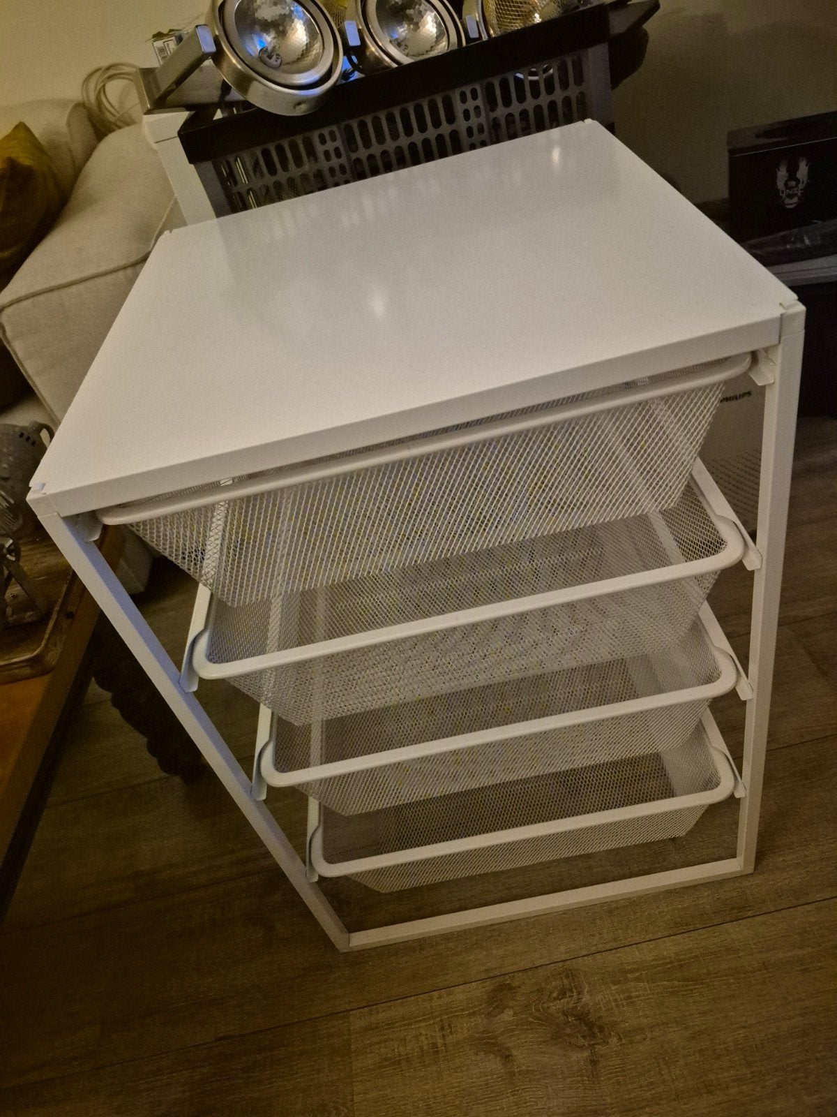 Ikea Jonaxel opbergrek met 4 lades, zo goed als nieuw, Ophalen, Zo goed als nieuw