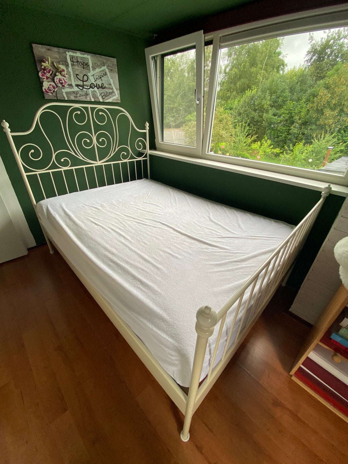 Twijfelaar, Huis en Inrichting, Ophalen, Wit, 140 cm, Zo goed als nieuw