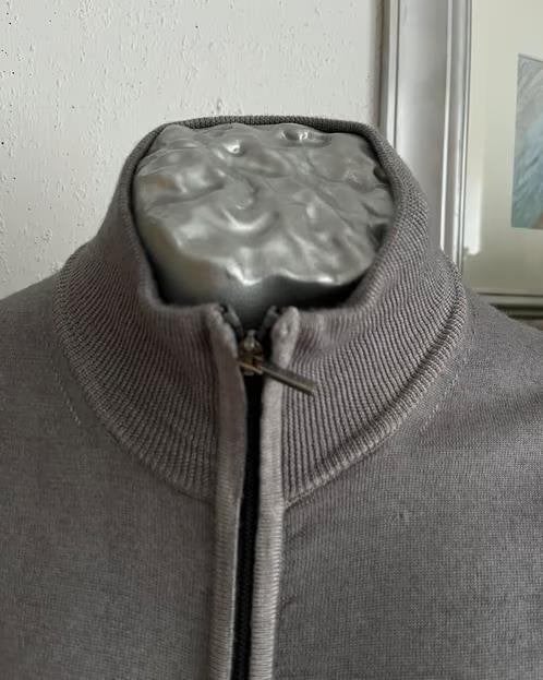 Cavallaro Napoli merino wol vest maat S, Ophalen of Verzenden, Zo goed als nieuw, Maat 46 (S) of kleiner, Grijs