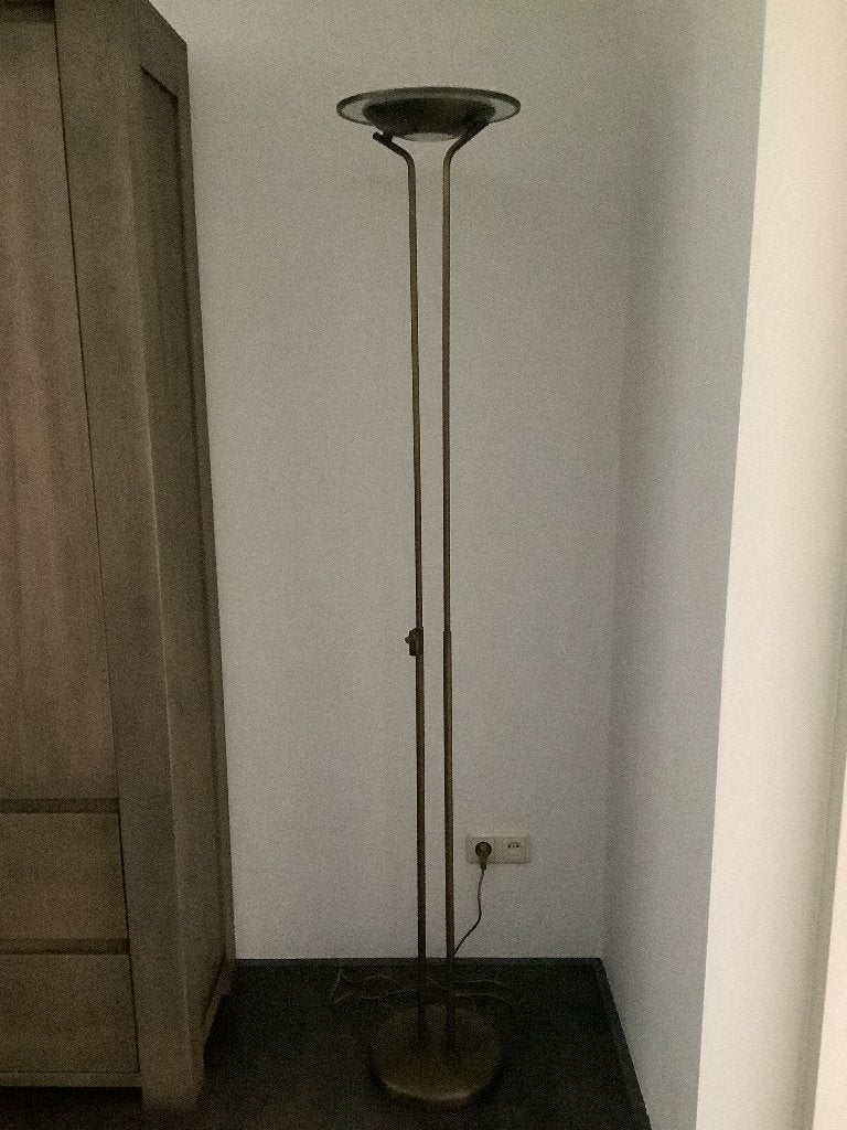 Vloerlamp, Ophalen, Overige fittingen, Zo goed als nieuw, Metaal