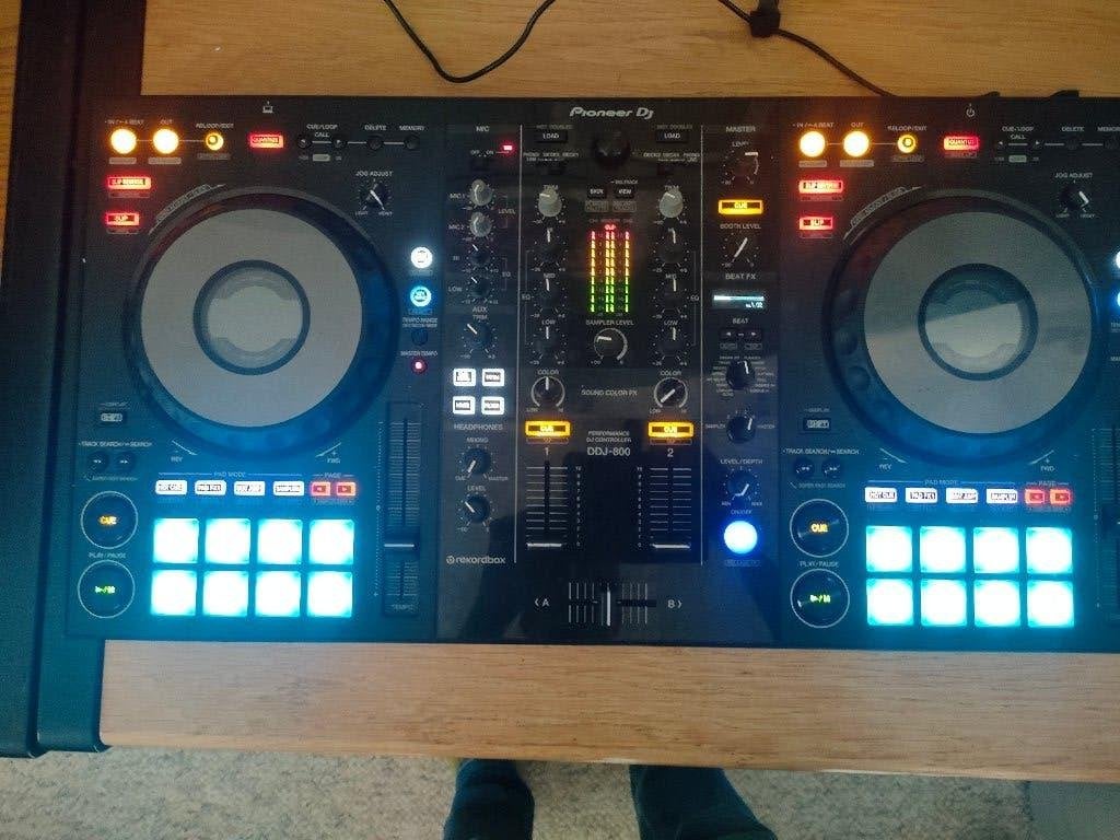 Pioneer DJ controller ddj800 incl. beschermkap en tas., Ophalen, Gebruikt, Dj-set, Pioneer