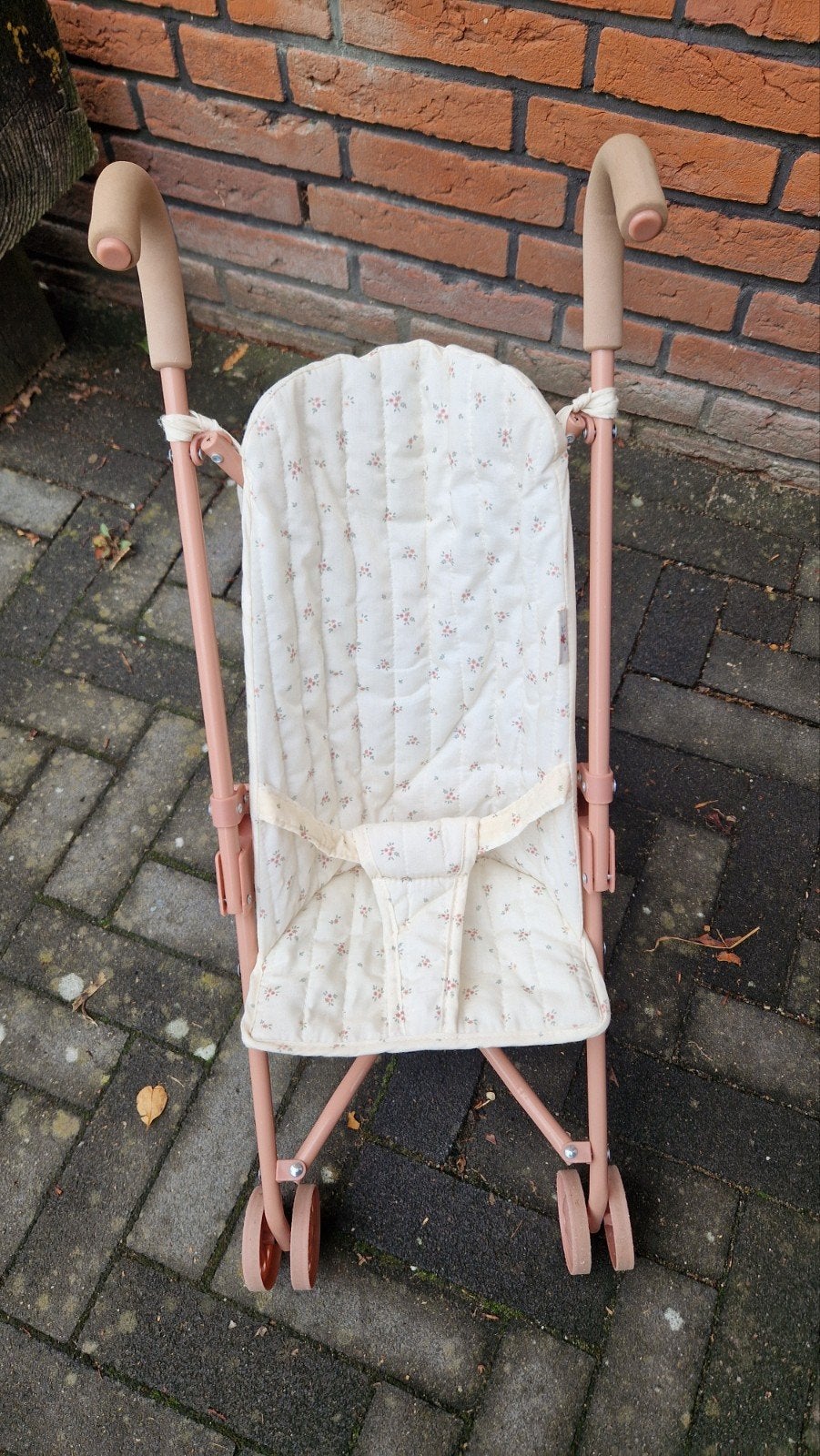 littel dutch poppenbuggy met bloemenprint, Ophalen, Gebruikt, Overige typen