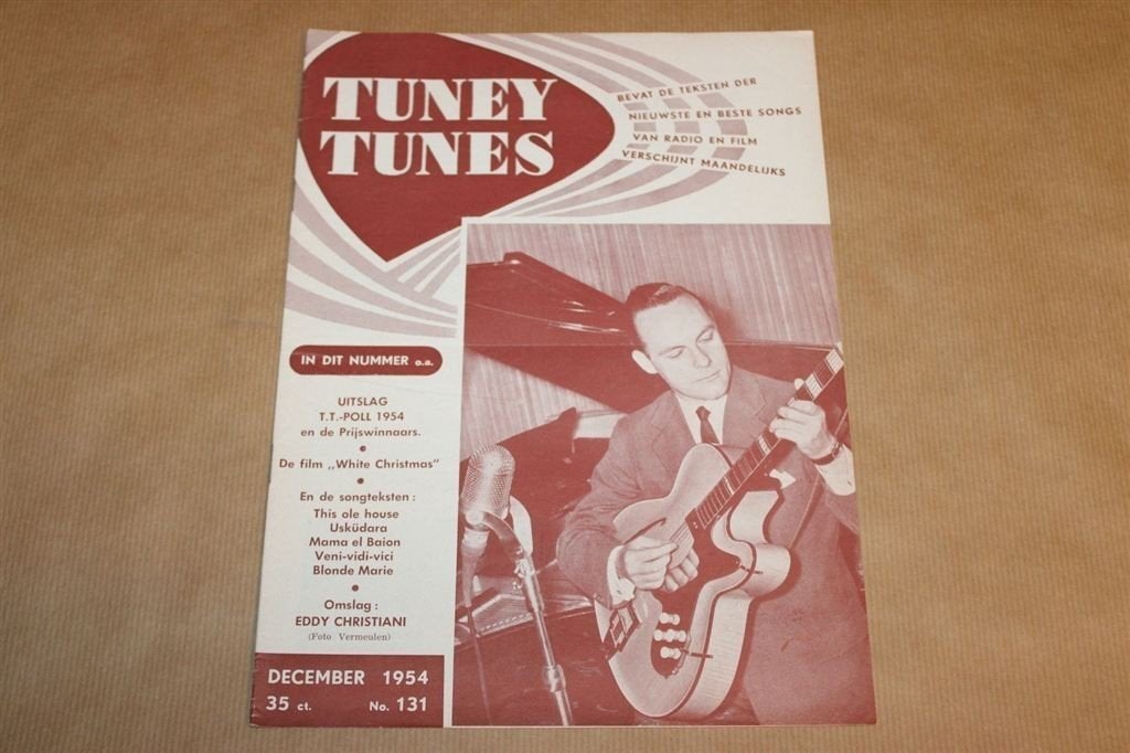 Tuney Tunes - No. 131 - 1954 - Met Eddy Christiani, Ophalen of Verzenden, 1940 tot 1960, Knipsel(s)