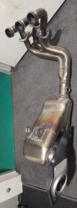 Originele uitlaat Yamaha MT-09 (2013-2021), Ophalen of Verzenden, Gebruikt