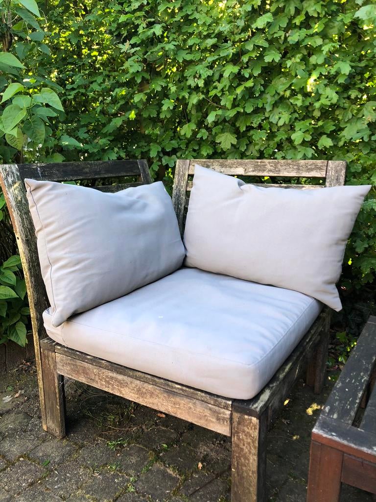 Ikea Applaro loungestoel, Tuin en Terras, Tuinsets en Loungesets, Ophalen, Gebruikt, Hout