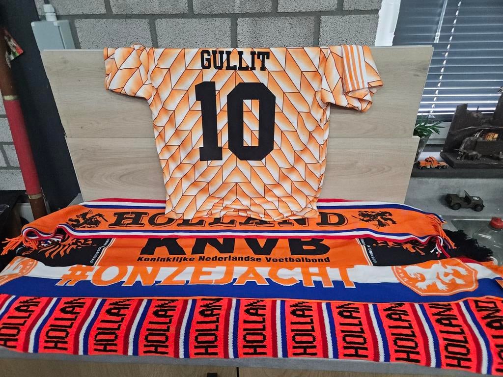 Sjaal Nederlands elftal shirt ruud gullit knvb wk, Ophalen of Verzenden
