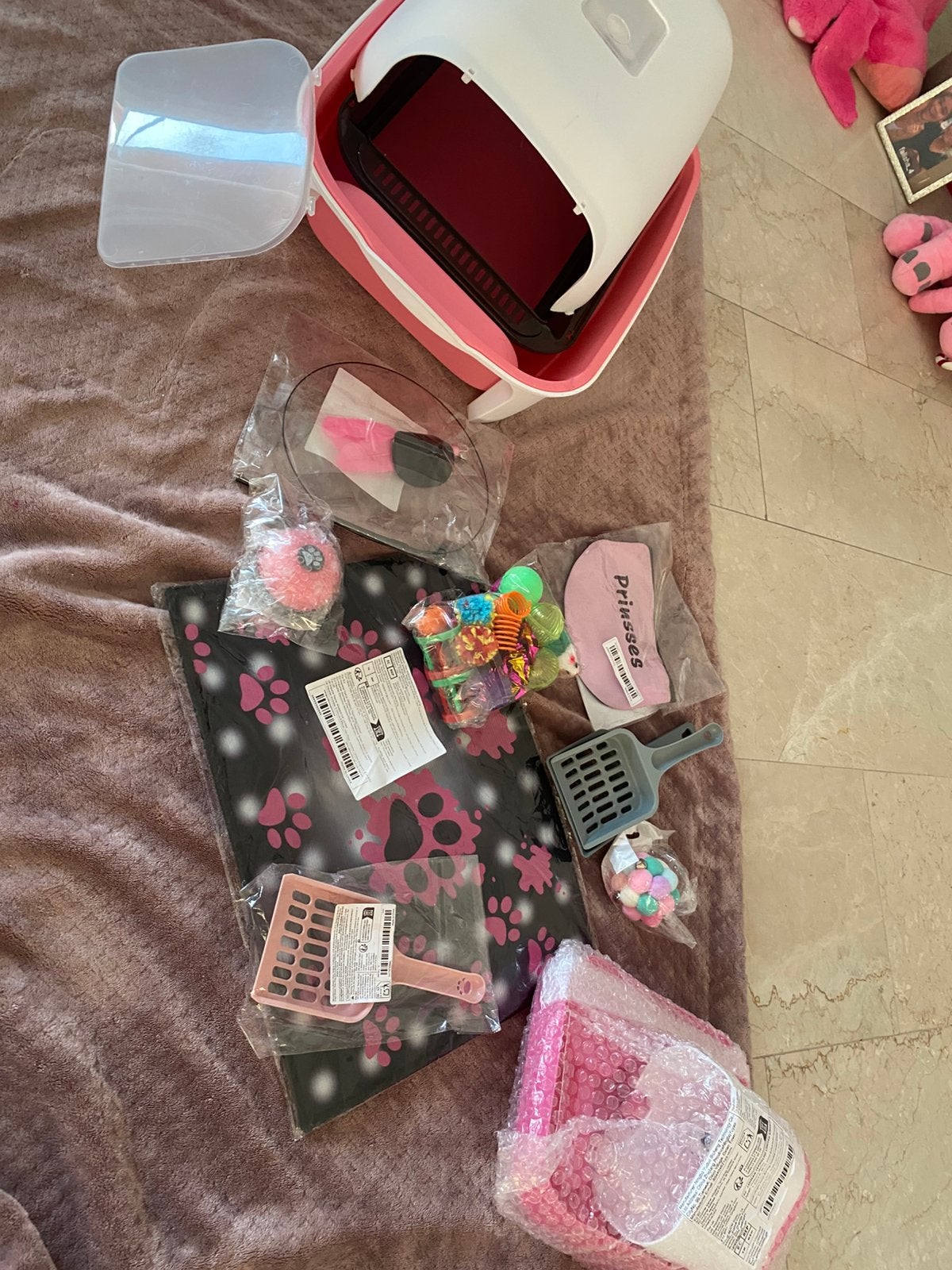 Alles nieuw voor de kitten lief roze., Ophalen of Verzenden, Zo goed als nieuw