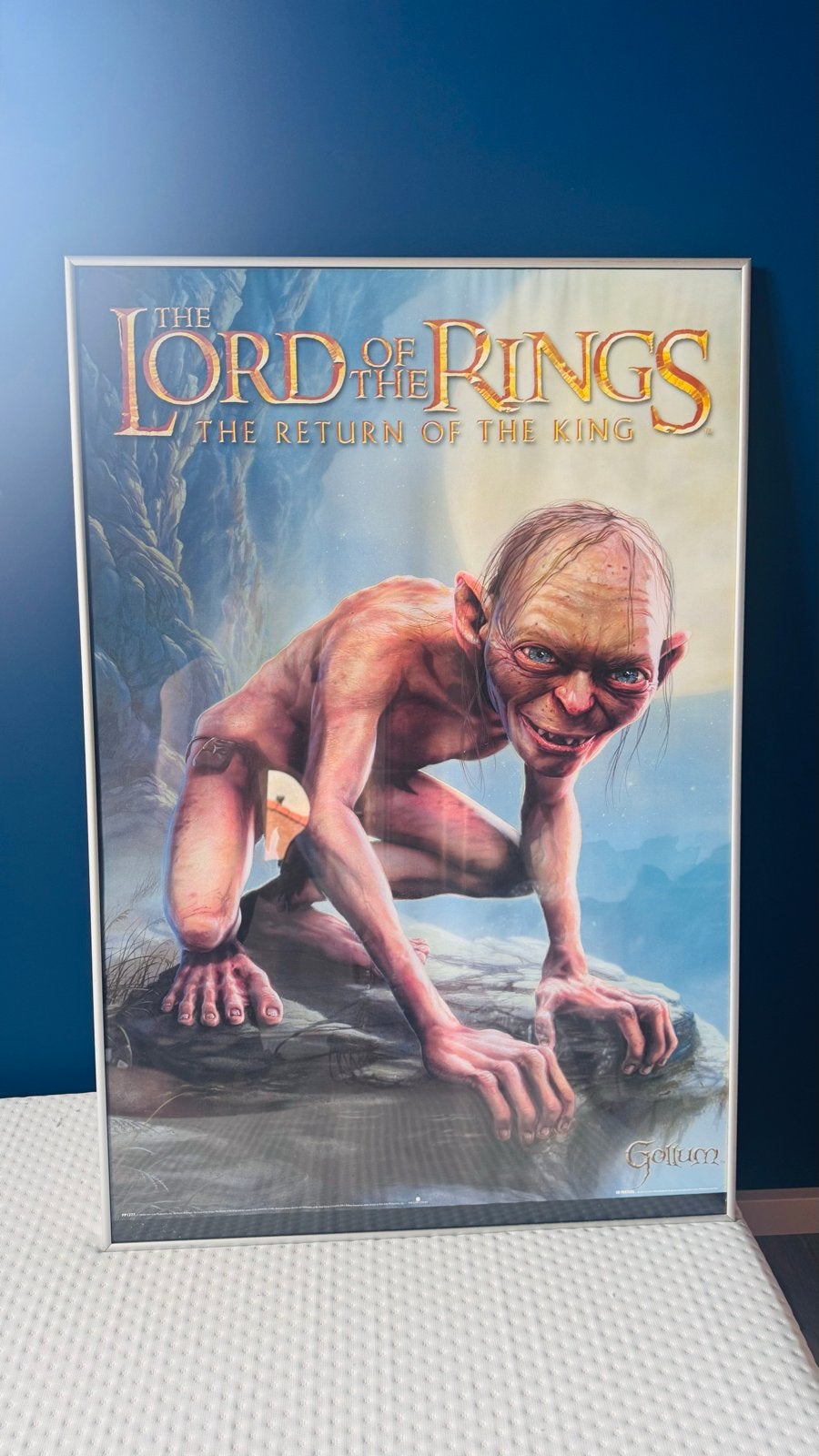 Lord of the Rings: Return of the King poster (Gollum), Verzamelen, Ophalen, Gebruikt, Boek of Poster