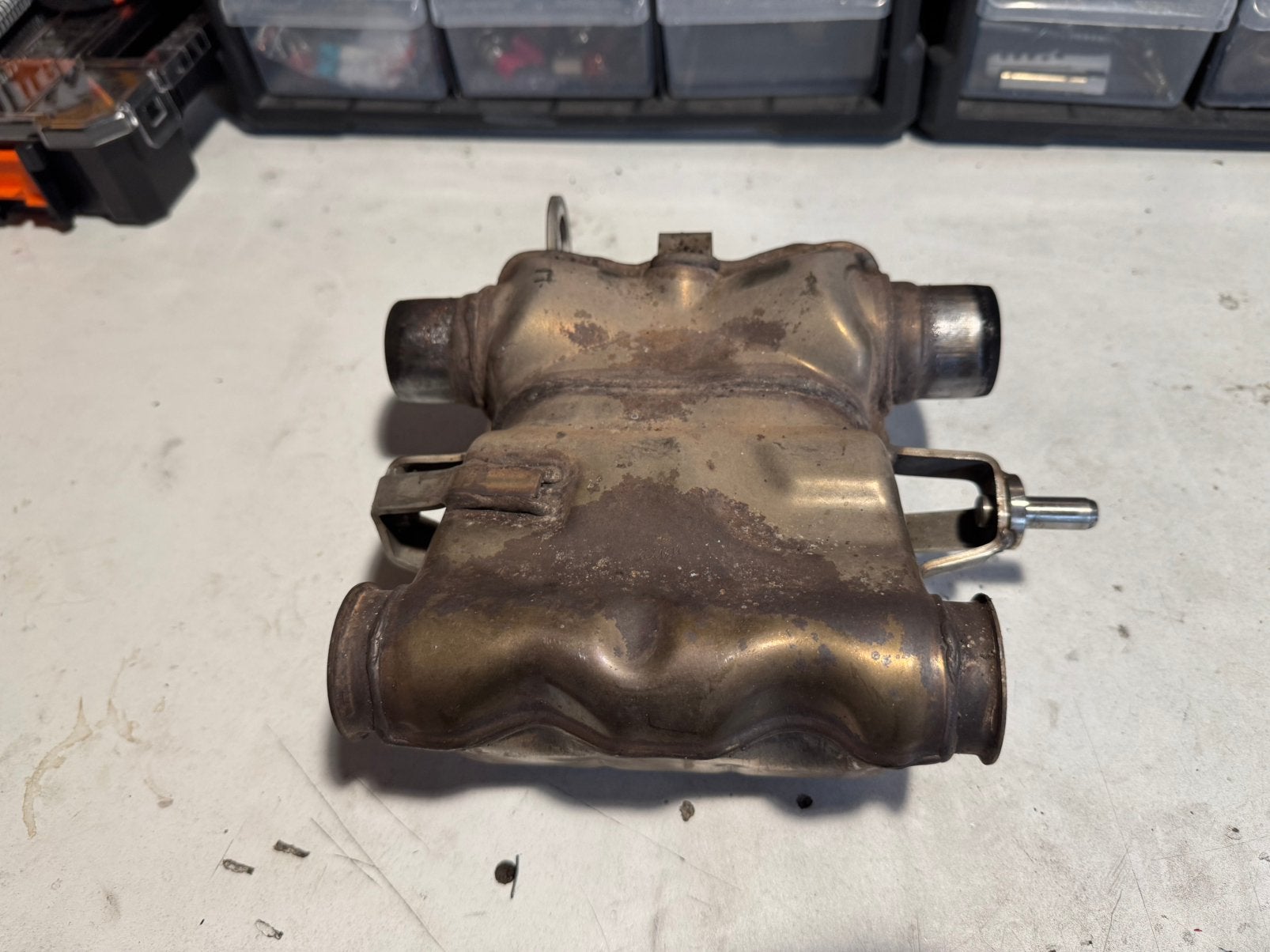 Katalysator Triumph 1200 Speed Bobber Speedmaster Thruxton, Motoren, Onderdelen | Overige, Ophalen of Verzenden, Gebruikt