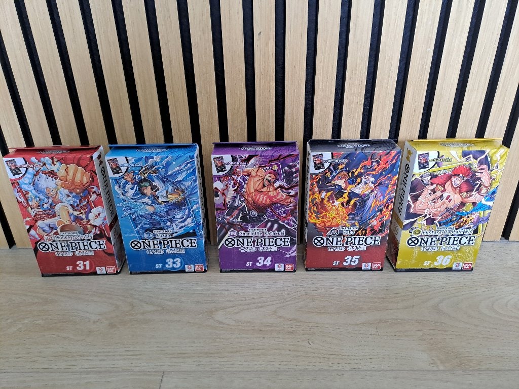 One piece starter deck tcg, Hobby en Vrije tijd, Verzamelkaartspellen | Overige, Ophalen, Zo goed als nieuw, Starterdeck