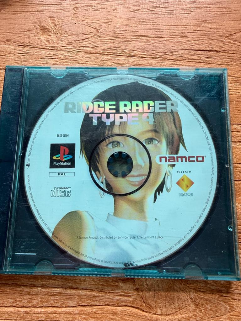 PS1 game: Ridge Racer Type 4 (alleen spel), Spelcomputers en Games, Games | Sony PlayStation 1, Ophalen, 1 speler, Racen en Vliegen