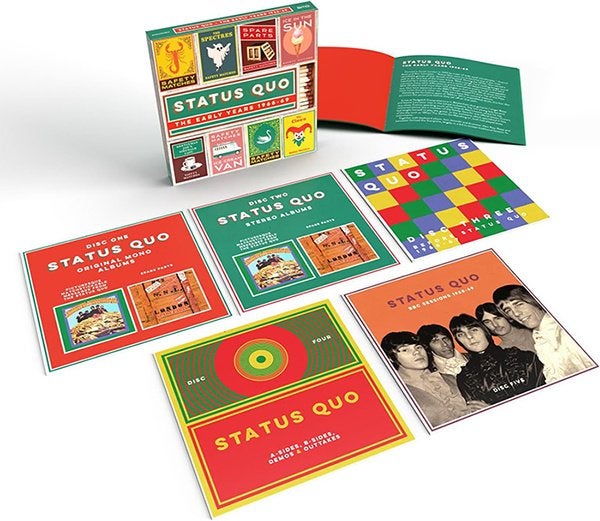 WANTED - Status Quo - the early years Vol 1 - 1966-1969, Ophalen of Verzenden, Zo goed als nieuw, Pop, Boxset