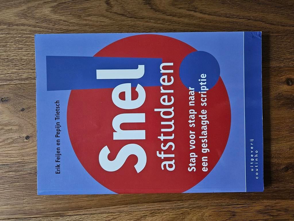 Snel afstuderen - Erik Feijen & Pepijn Trietsch, Ophalen of Verzenden, Gamma, Erik Feijen en Pepijn Trietsch, WO
