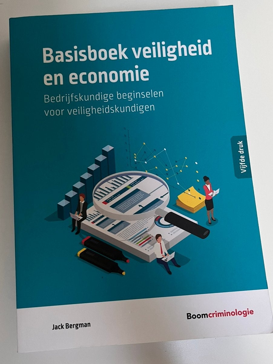 J.H.A.M. Bergman - Basisboek veiligheid en economie. IVK, J.H.A.M. Bergman, Nieuw, Beta, HBO