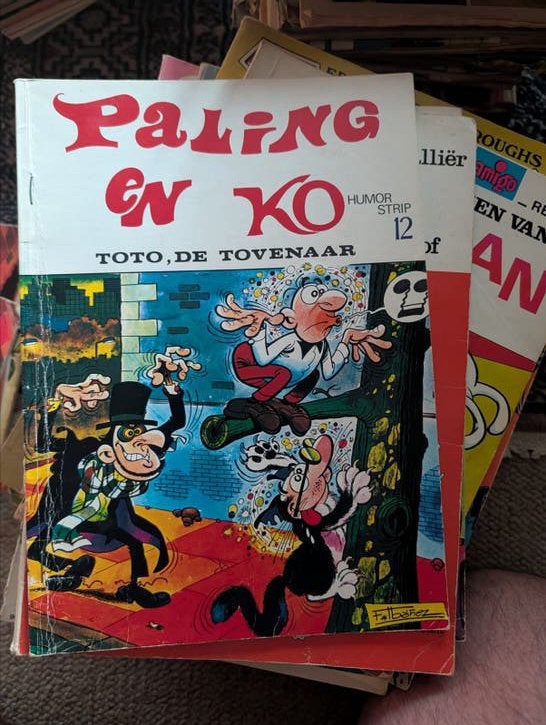 Paling en Ko: Toto, de Tovenaar - Humor Strip 12, Eén stripboek, Ophalen, Gelezen