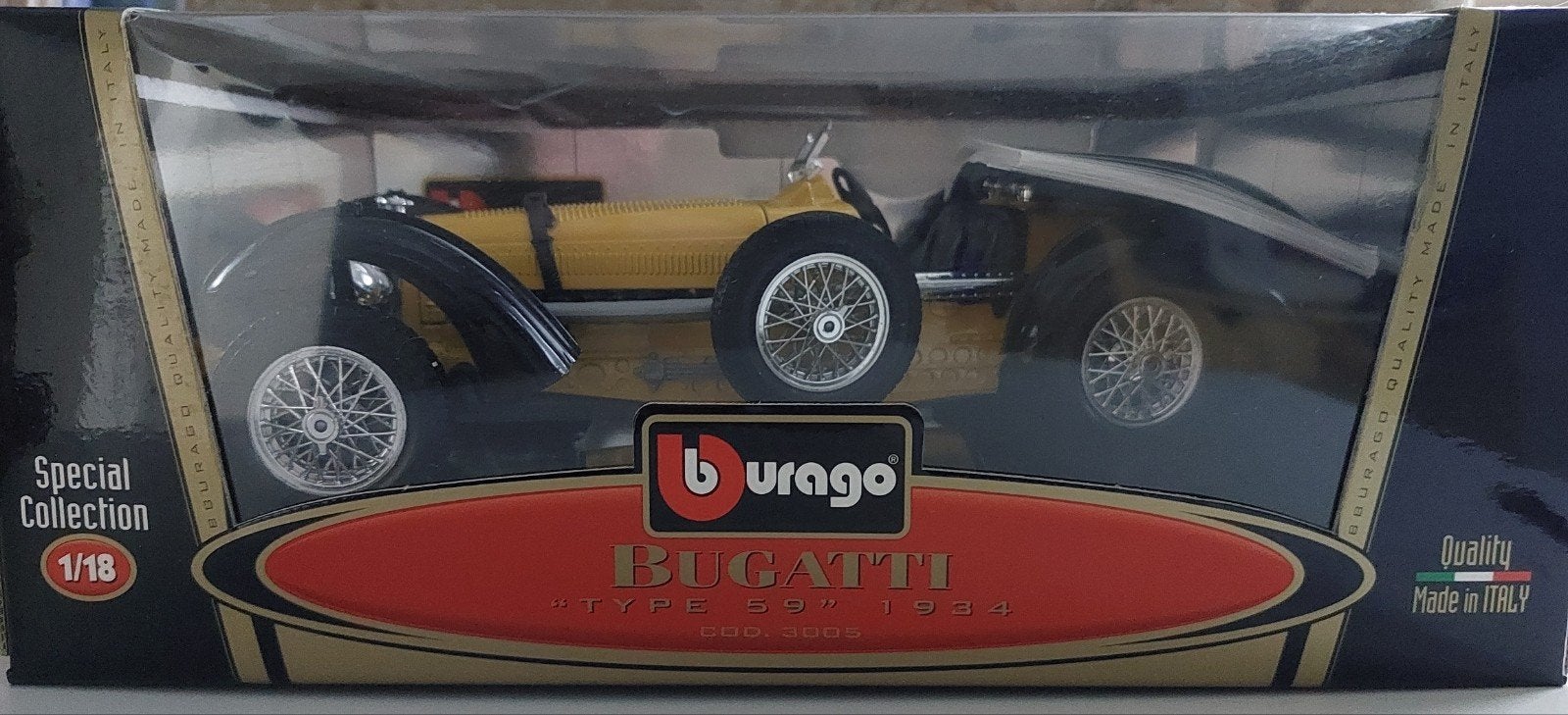 Bugatti type 59, Ophalen of Verzenden, Bburago