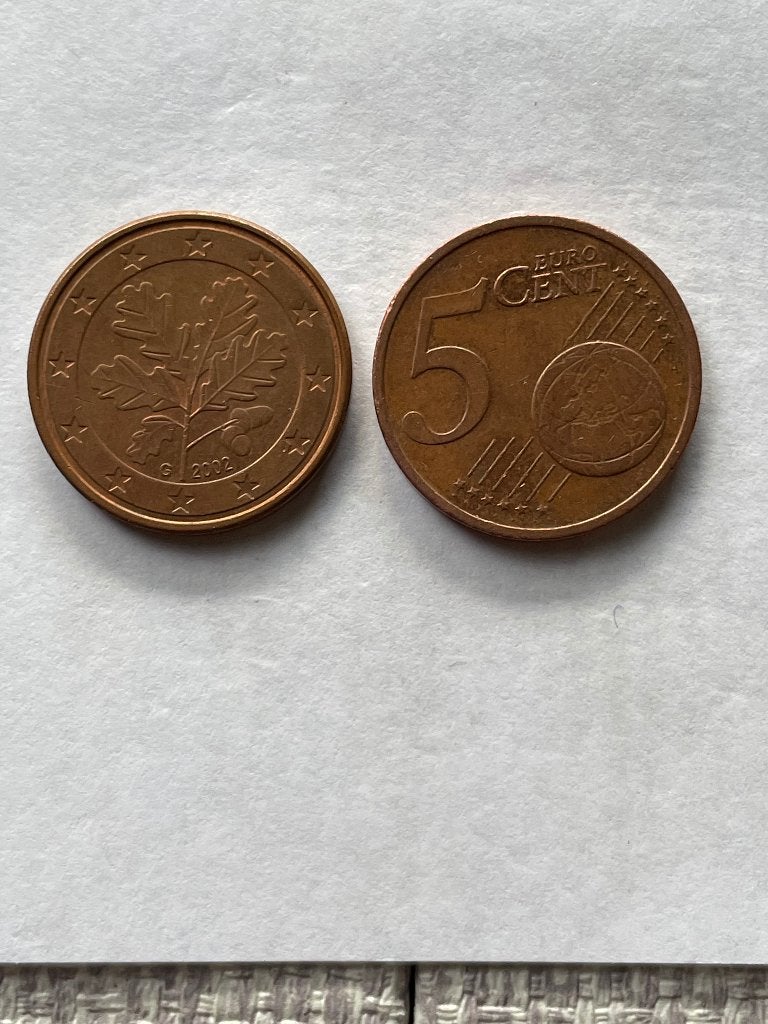 Duitsland euro 5 Cent 2002,2004,2005,2007,2012,2014,2015., Ophalen of Verzenden, Duitsland, 5 cent, Losse munt