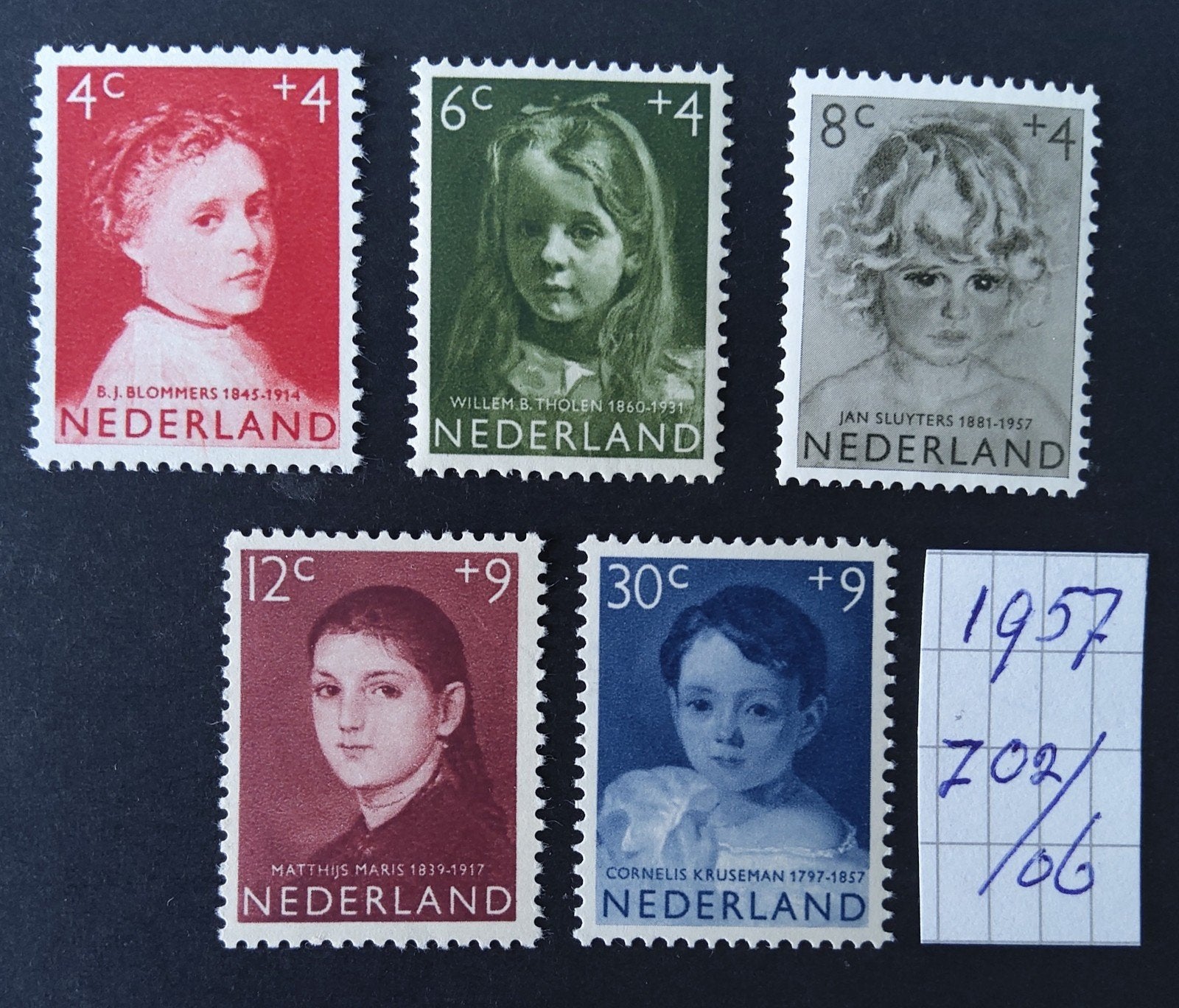 KINDERZEGELS  1957., Ophalen of Verzenden, Na 1940, Postfris