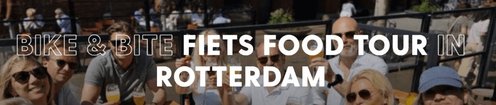 Fietstocht Rotterdam 4 uur incl Hapjes / drankjes /leenfiets, Twee personen, Cadeaubon, Arrangement, Overige typen