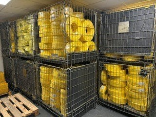 Gitterboxen / palletboxen / gaascontainers inklapbaar, Ophalen, Gebruikt, 100 cm of meer, Opvouwbaar