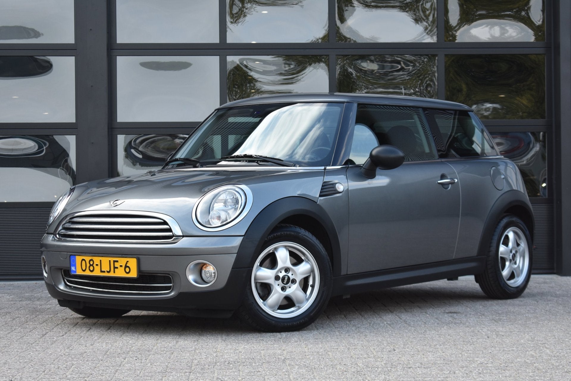 Mini 3-Deurs 1.4 One '09 Clima Inruil mogelijk, Voorwielaandrijving, Stof, Gebruikt, Zwart
