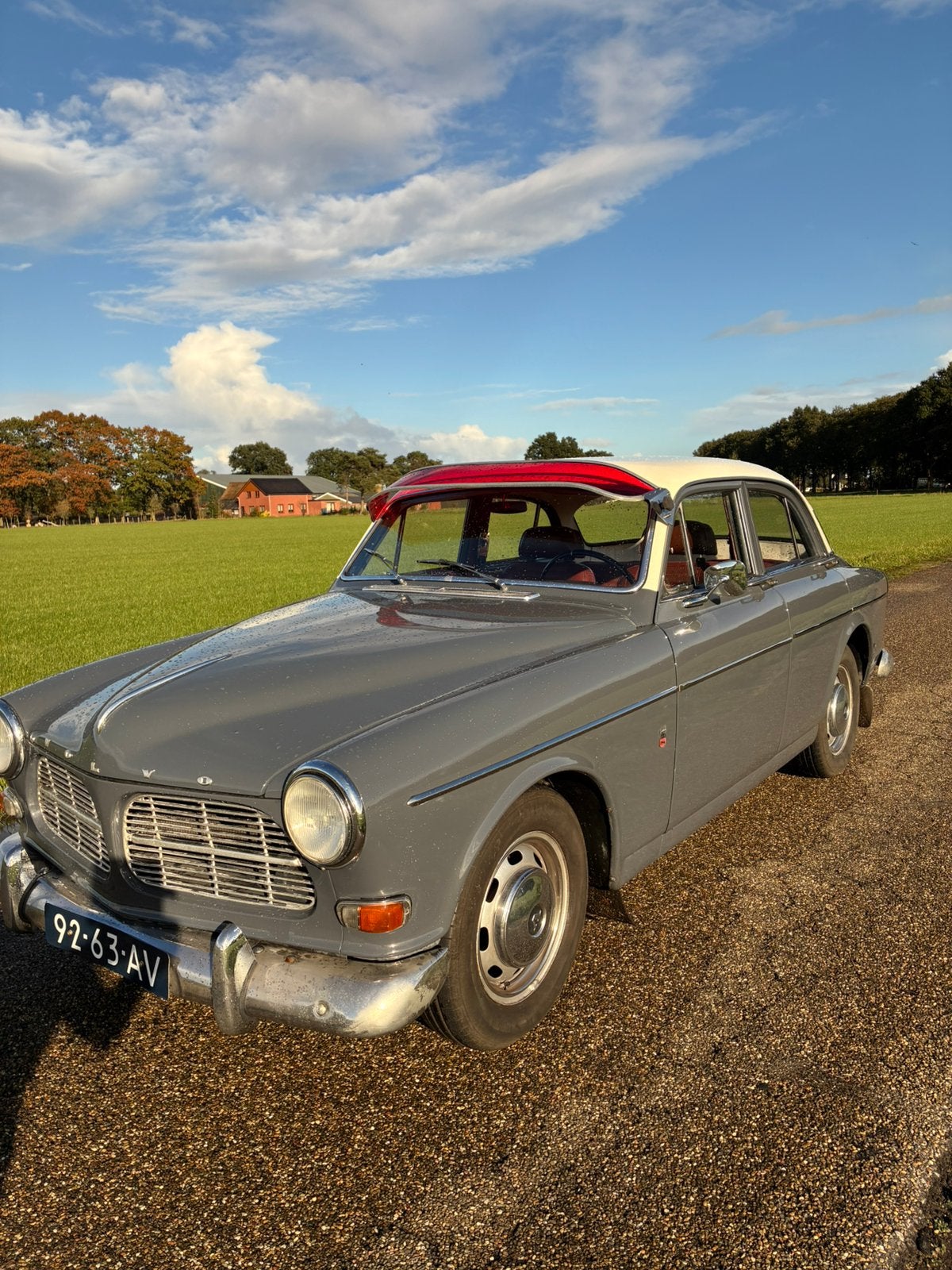 Volvo Amazon P120 1.8 E 1966 Grijs, 4 cilinders, Origineel Nederlands, Handgeschakeld, Particulier
