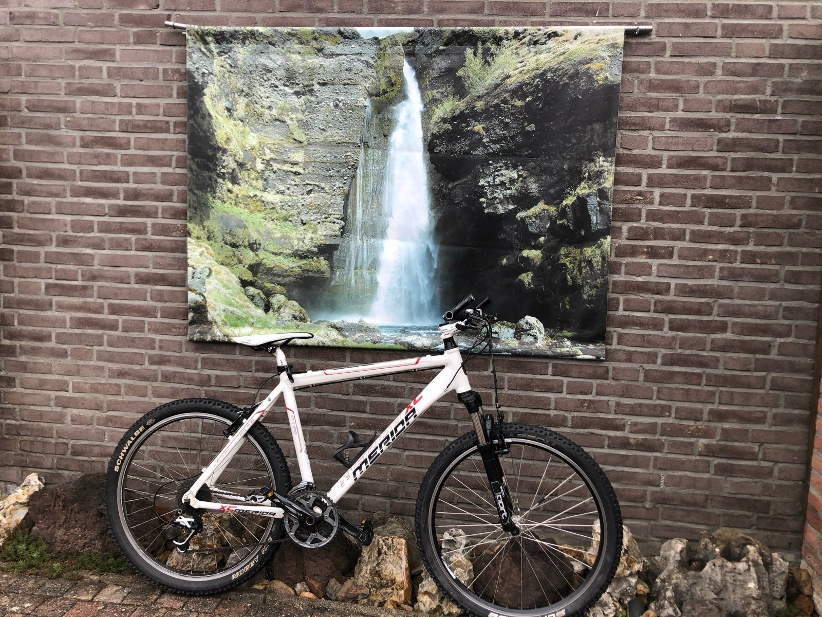 Merida Mountainbike - Wit, 50cm frame, Rock Shox vering, Gebruikt, Hardtail, Heren, Merida