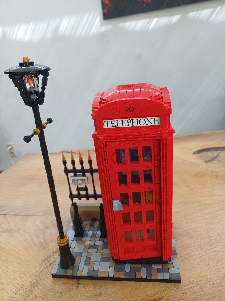 Lego Creator Expert Londense Telefooncel 21347, Lego, Inclusief instructies, Ophalen of Verzenden, Zo goed als nieuw
