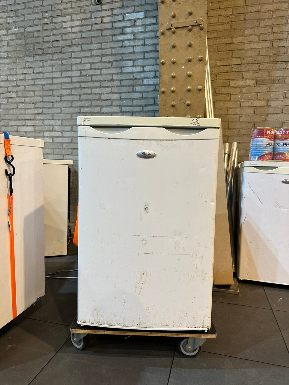 Whirlpool tafelmodel vriezer, Ophalen, Zo goed als nieuw, Minder dan 60 cm, 85 tot 120 cm