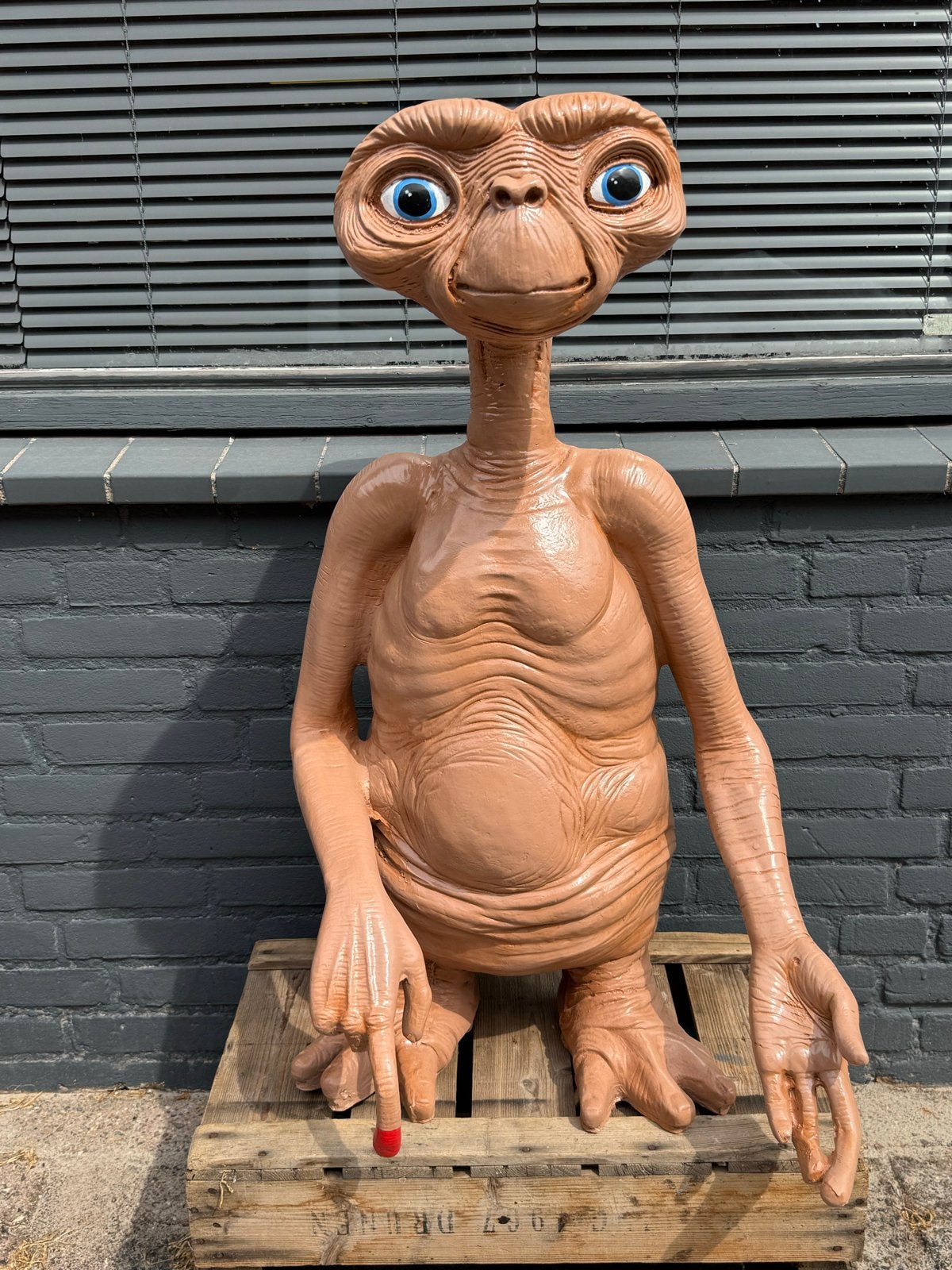 E.T. de Extra-Terrestrial levensgroot beeld, Verzamelen, Ophalen, Zo goed als nieuw