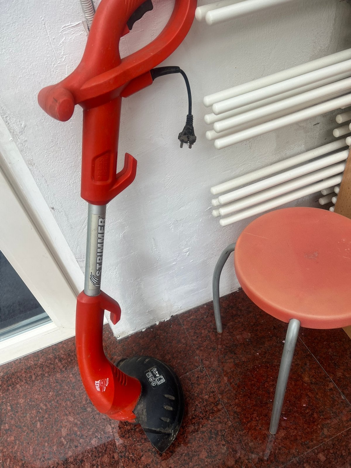 Grastrimmer, Ophalen, Elektrisch