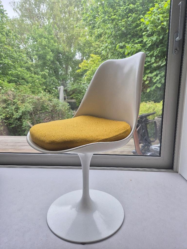 Saarinen Tulip Chair x 2, Huis en Inrichting, Stoelen, Ophalen, Gebruikt, Twee, Wit
