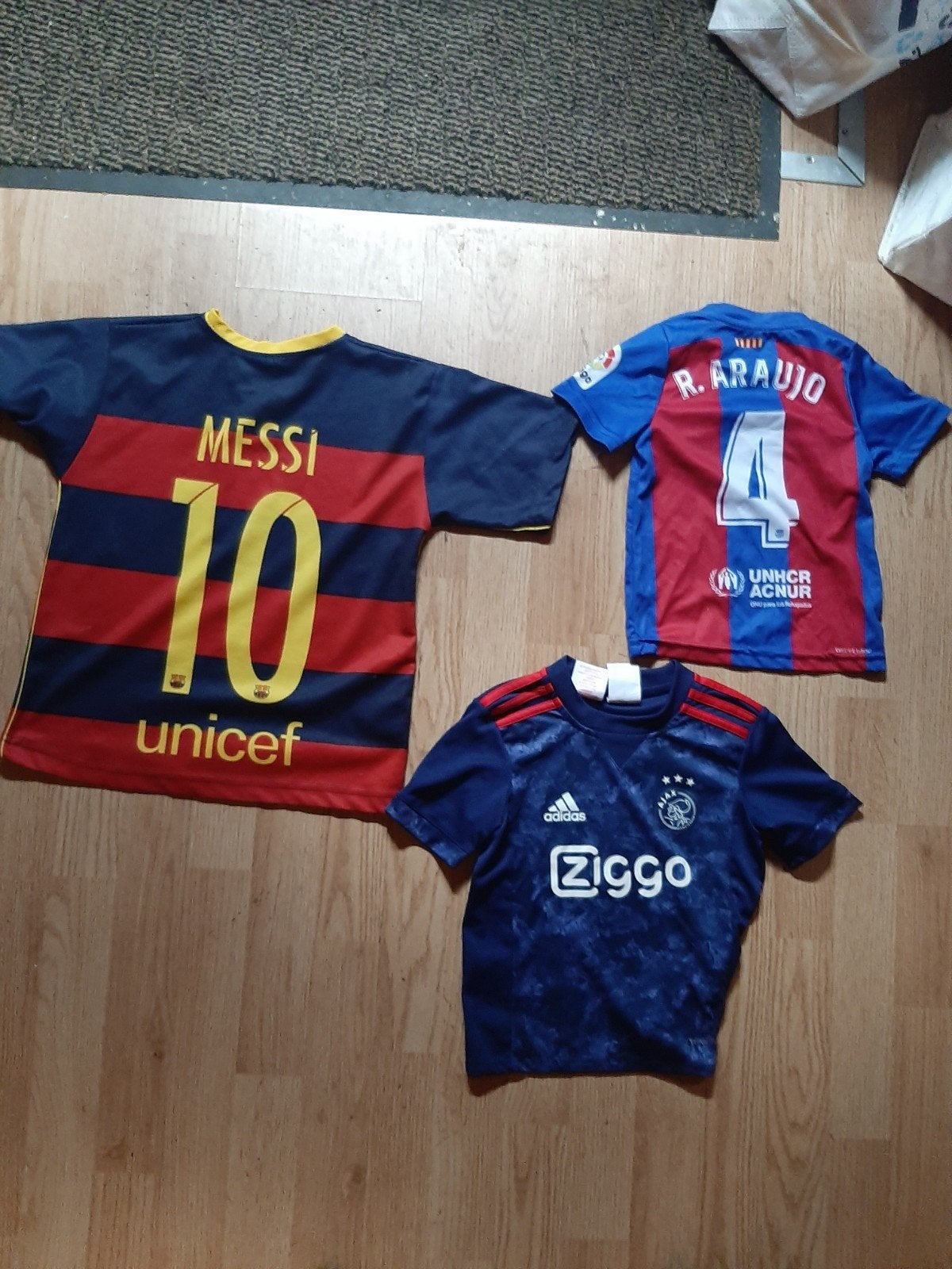 barca en ajax T-shirt, Sport en Fitness, Voetbal, Ophalen of Verzenden, Shirt