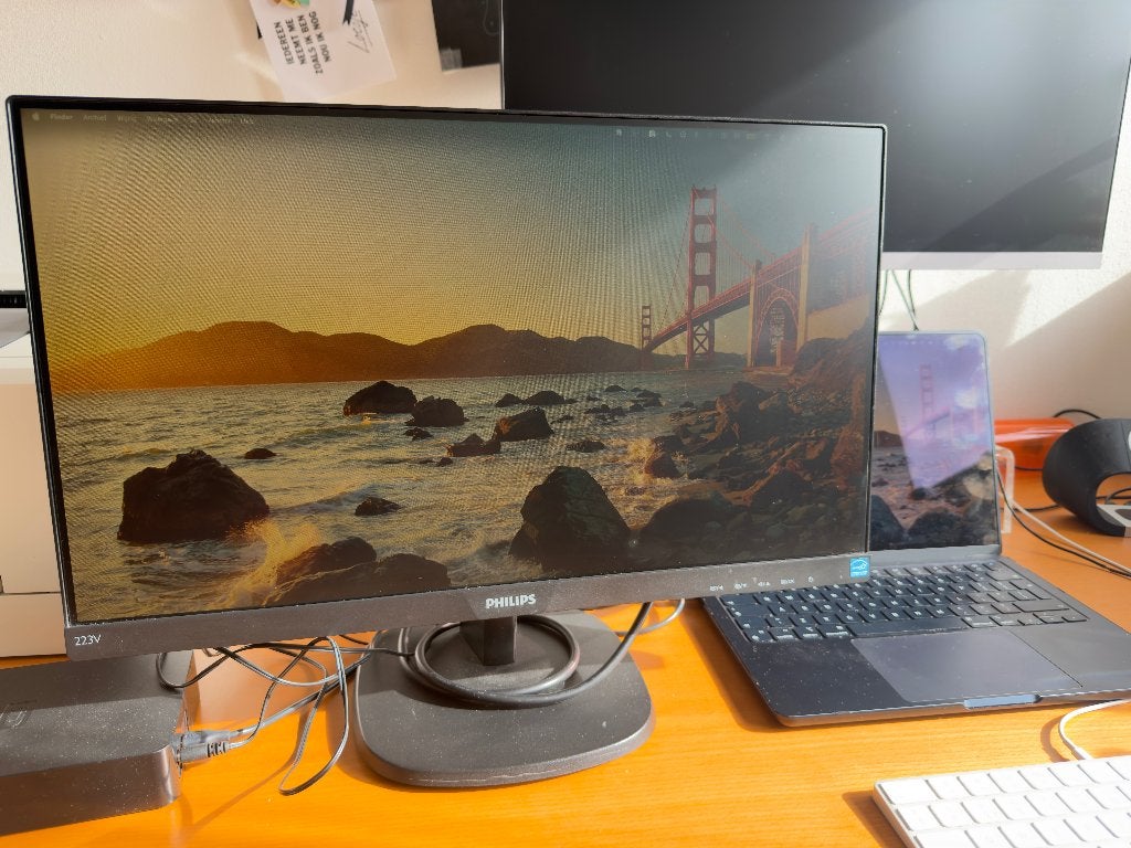 Philips 223V7QHAB – 22 inch Full HD incl. HDMI-kabel, Computers en Software, Ophalen, Philips, Gebruikt, HDMI
