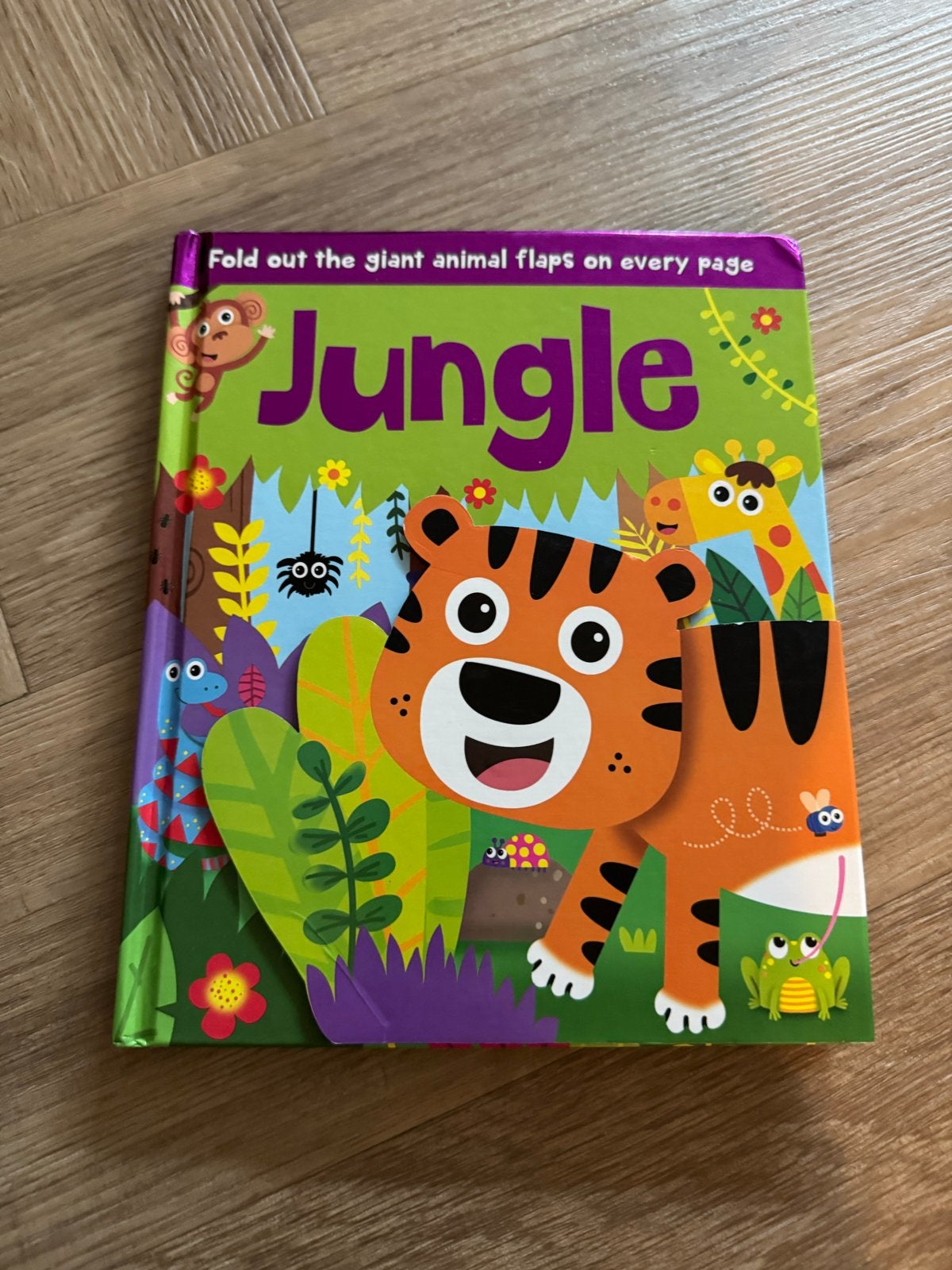 Jungle Uitklapboek voor Peuters en Kleuters, Verzenden, Gelezen, Uitklap-, Voel- of Ontdekboek, 1 tot 2 jaar