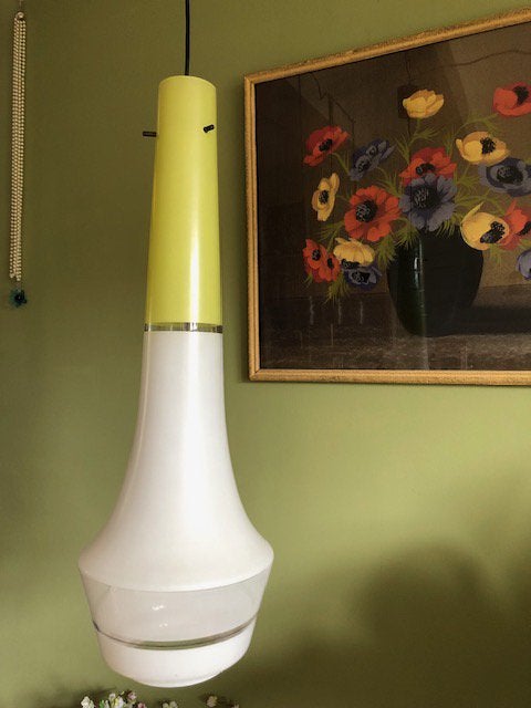 Hanglamp, Italiaans, Vetreria Laguna, Murano, vintage, jr 60, Ophalen of Verzenden, Zo goed als nieuw, Glas