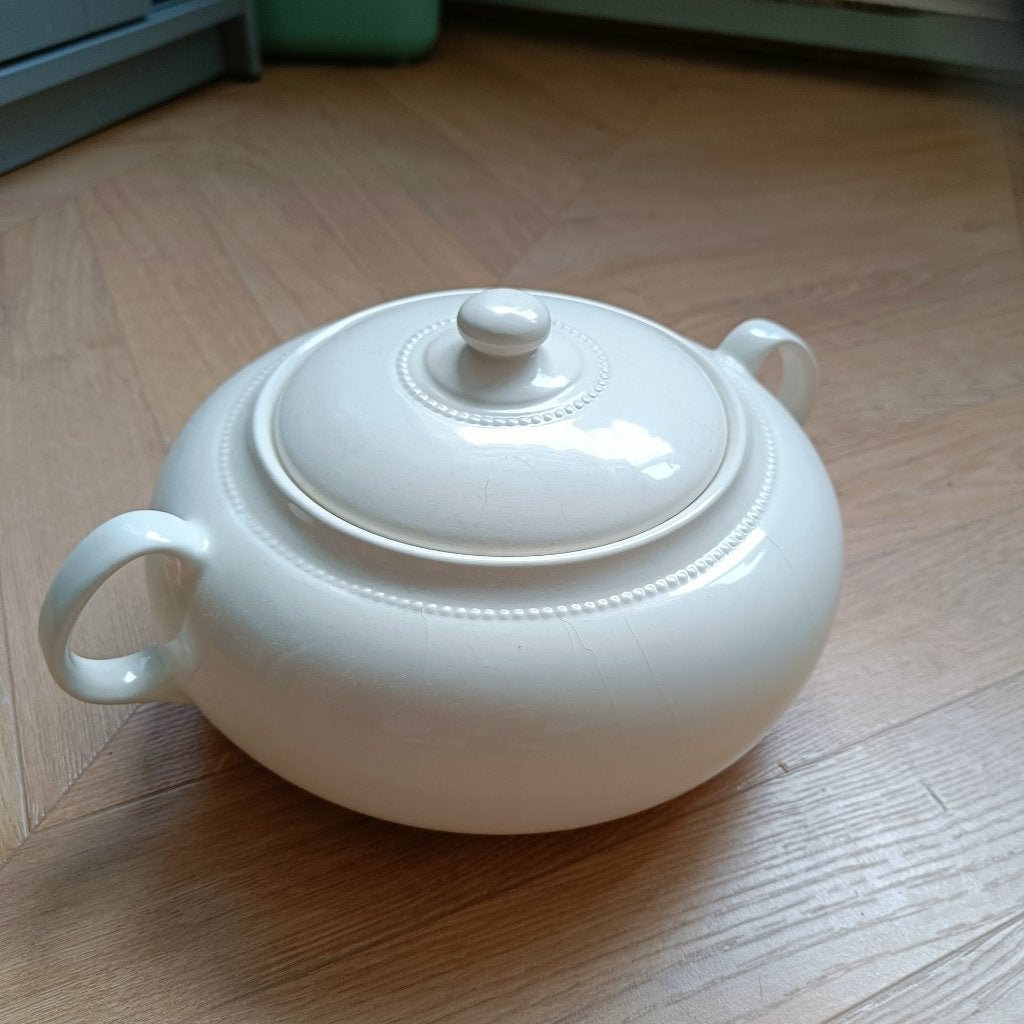 Dekschaal Royal Stafford pearl, Ophalen, Zo goed als nieuw, Porselein, Kop en/of schotel