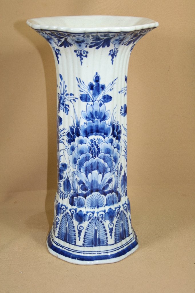 Porceleyne Fles vaas 28 cm, Antiek en Kunst, Ophalen of Verzenden
