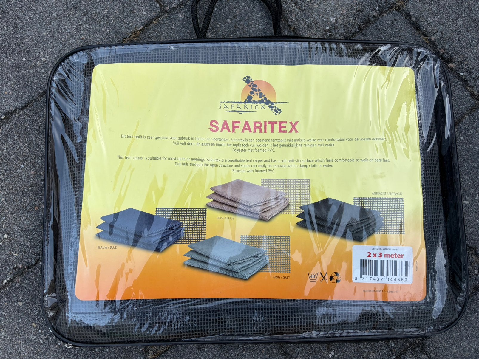 Tenttapijt Safaritex 2x3 meter, Ophalen of Verzenden, Zo goed als nieuw