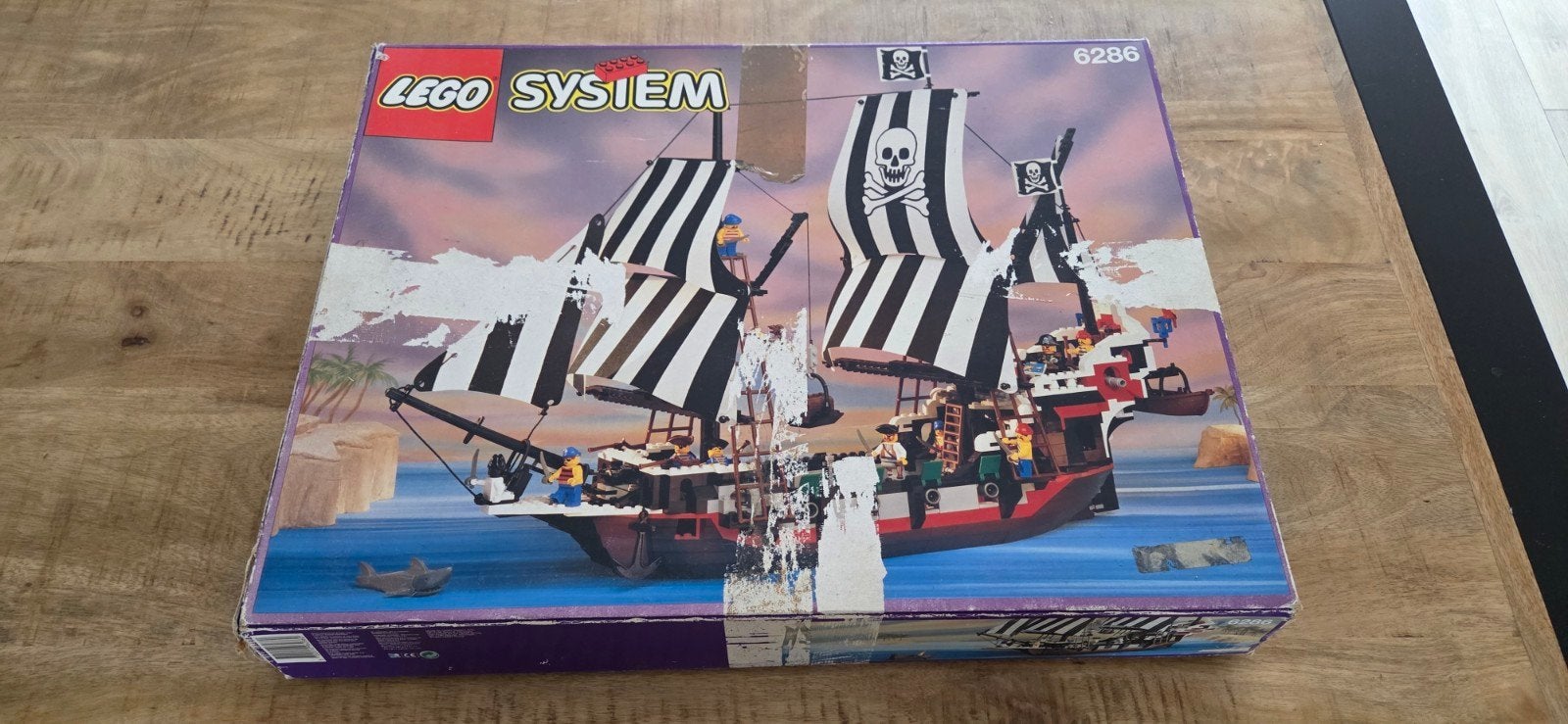 LEGO Pirates 6286 Skull's Eye Schip - Compleet, Kinderen en Baby's, Speelgoed | Duplo en Lego, Gebruikt, Lego, Inclusief doos