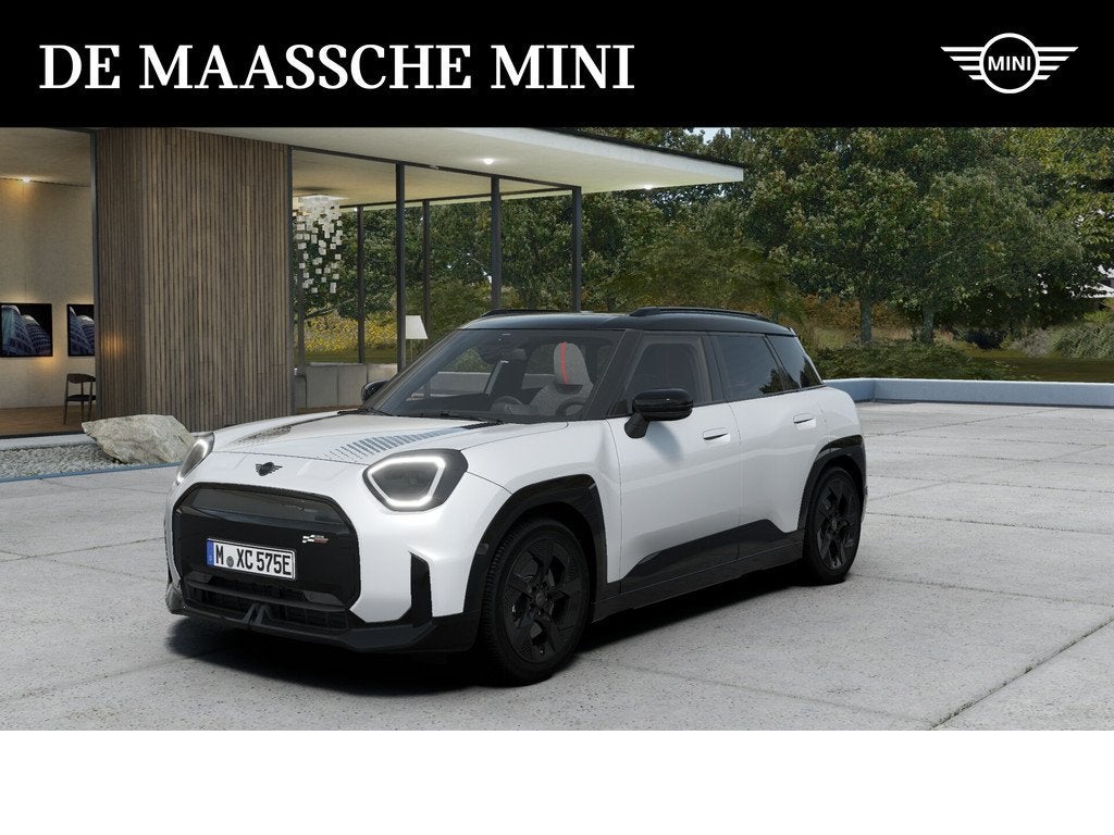 MINI Aceman E / John Cooper Works / Pakket M / 18" JCW Slide, Zwart, Leder en Stof, Wit, 1725 kg