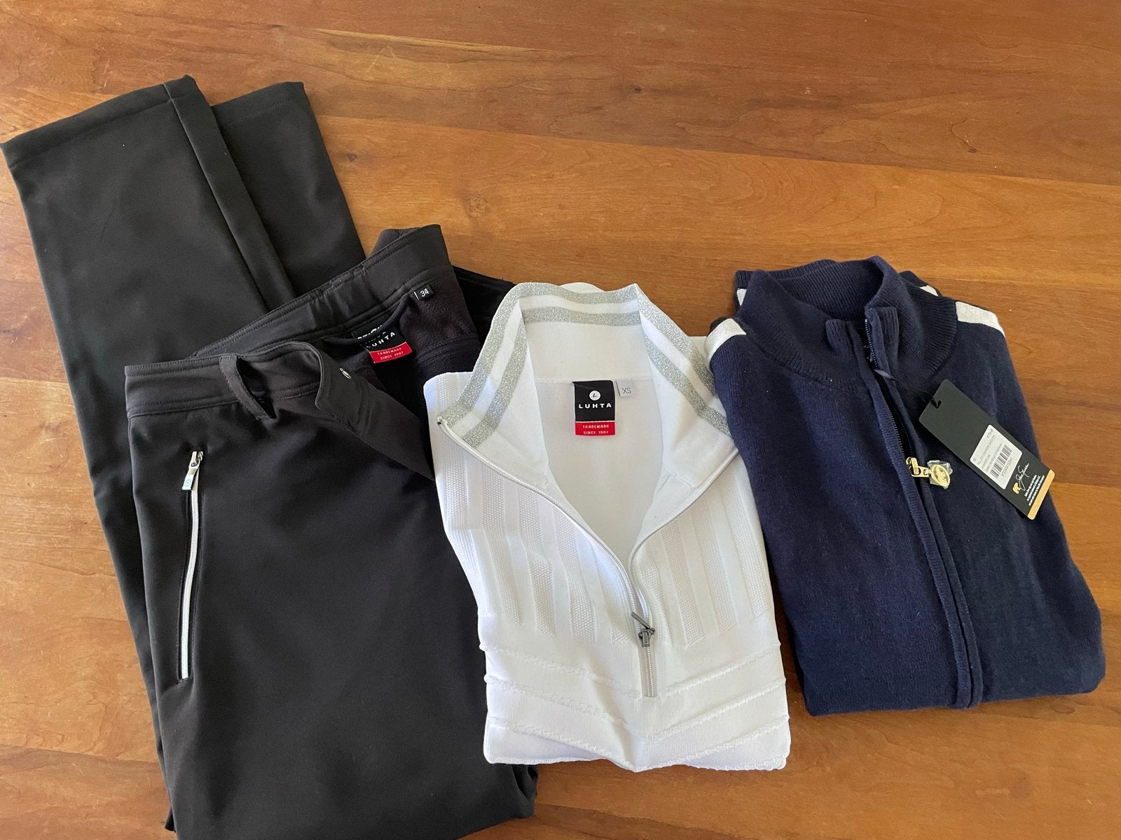 Luhta skibroek, Luhta skipully en Jack Nicklaus vest, Ophalen of Verzenden, Nieuw, Maat 34 (XS) of kleiner, Zwart