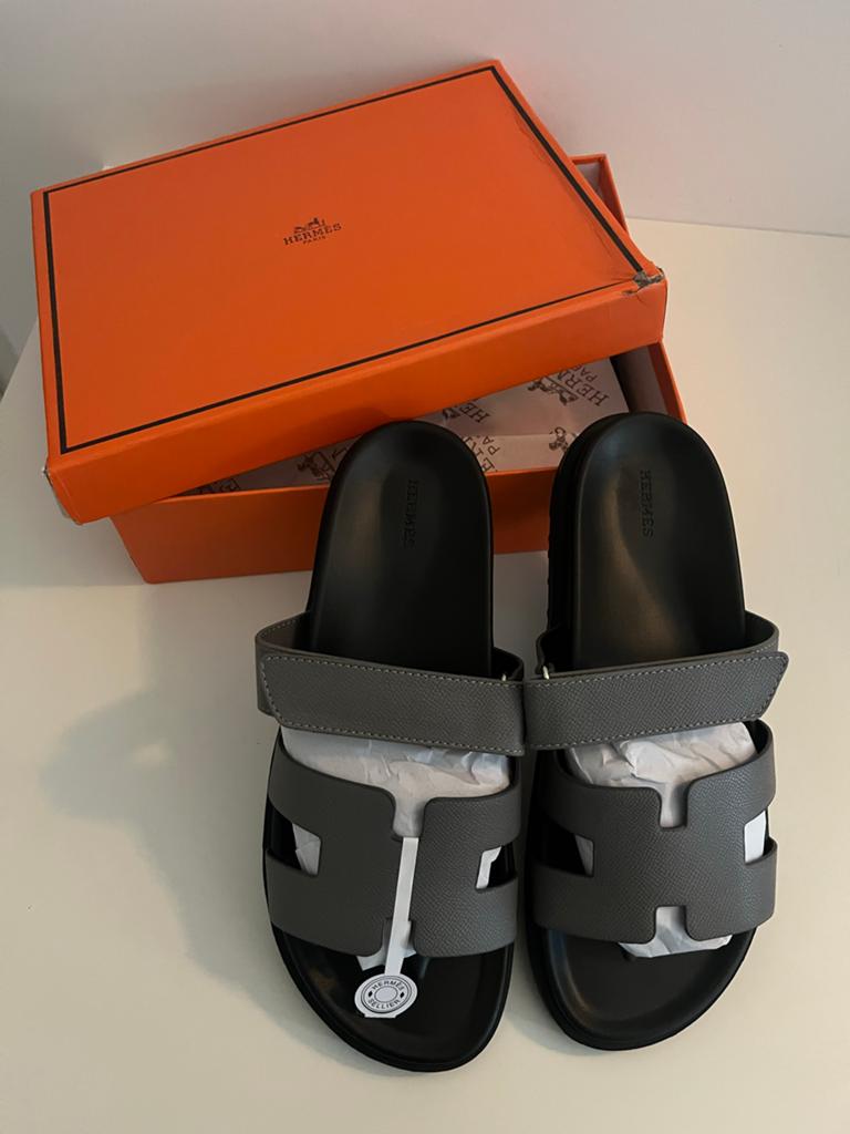 Hermes Slippers Heren - Maten 41, 42, 43, 44, Kleding | Heren, Schoenen, Ophalen of Verzenden, Nieuw, Overige kleuren, Slippers