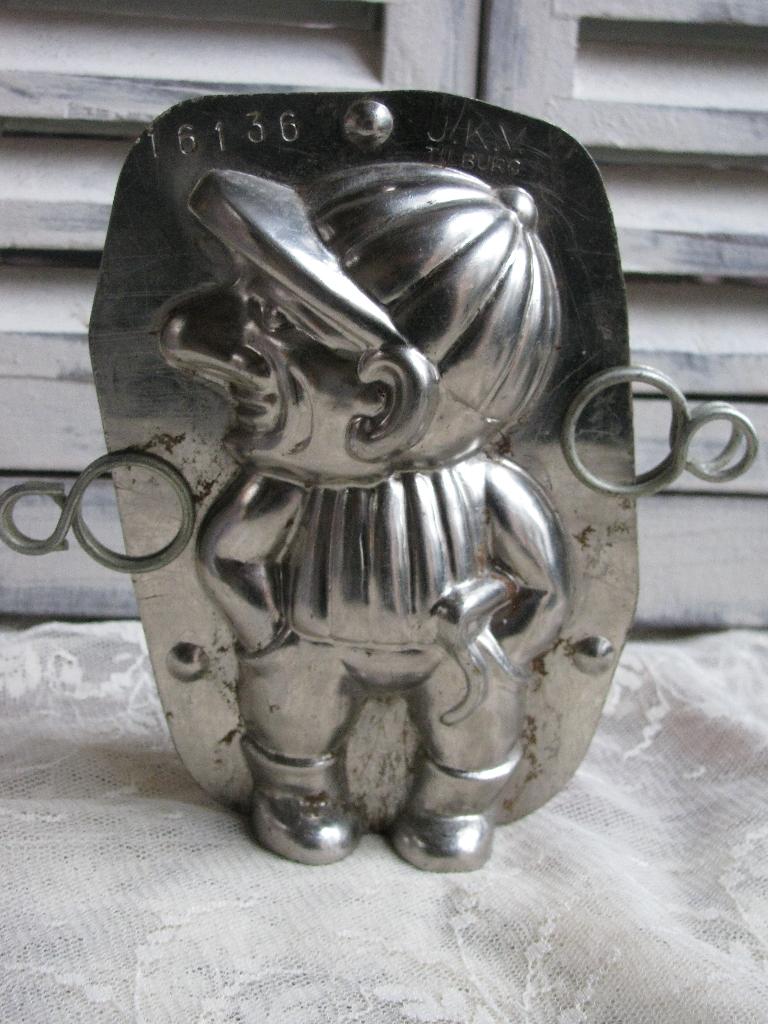 Oude Dubbele Chocoladevorm - Jockey / JKV Tilburg, Antiek en Kunst, Verzenden