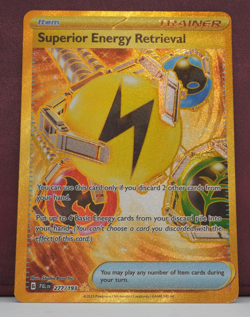 Superior Energy Retrieval Gold Full Art 277-193 Paldea, Verzenden, Nieuw, Losse kaart