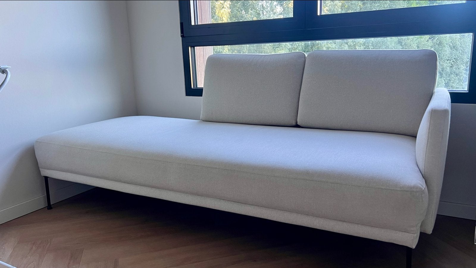 Westwing Fluente Chaise longue bank - Zo goed als nieuw, Huis en Inrichting, Ophalen, Eenpersoons, 75 tot 100 cm, Zo goed als nieuw